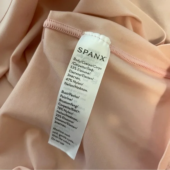 SPANX Smooth Tank Pink Size 2X NWT - Picture 7 of 7